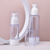Bouteilles de pompe sans air en plastique blanc 15 ml 30 ml 50 ml 80 ml 100 ml