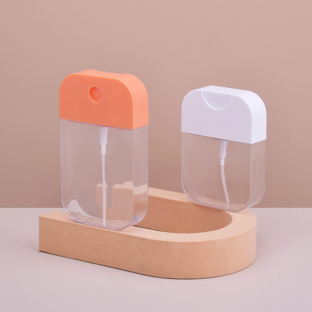 Botella doble del rociador de perfume de la forma de la tarjeta del tamaño 30ml 50ml