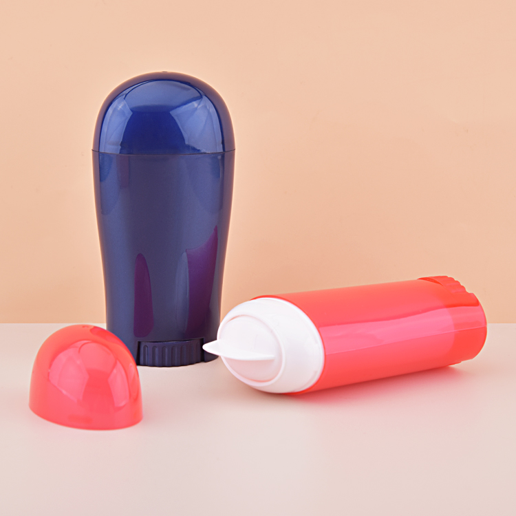 MINI VIDE PLASTIQUE DÉODORANT OVAL DÉODORANT CRAME AVEC REFOLLS