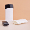 Óvalo vacío 50G 76g White Black Plástico de plástico de plástico Packaging
