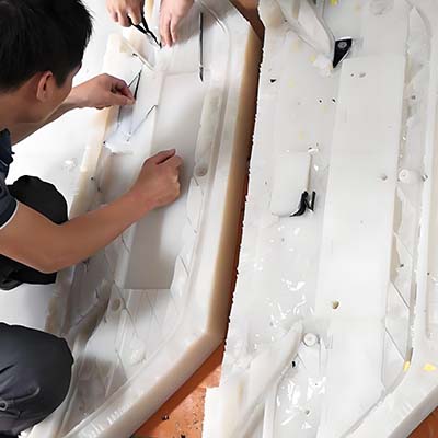 Molded plastic prototype