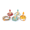 Wooden Ring Toss Game Indoor Outdoor Fun Portable Interactive and Educational Game