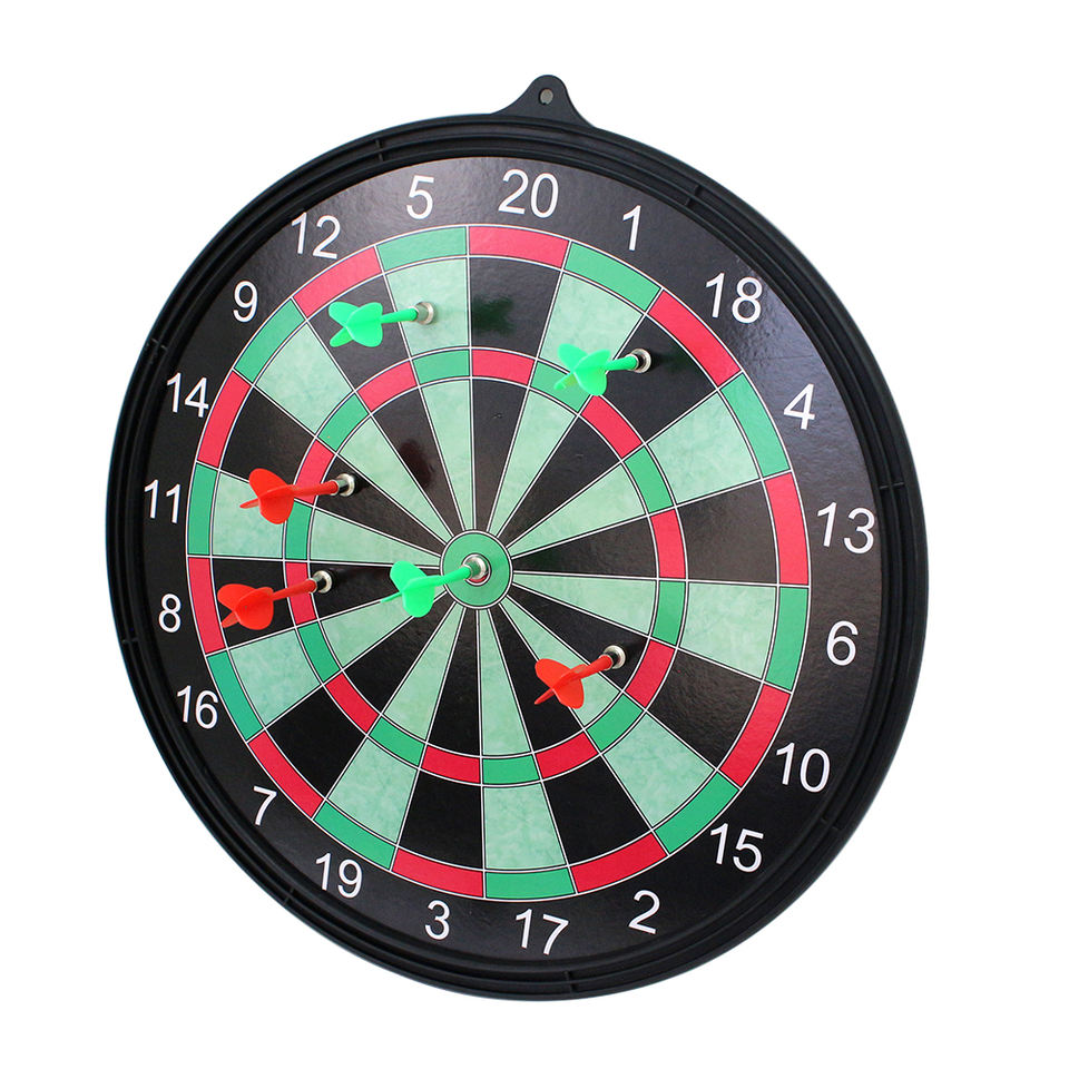 Magnetic Dart Board 2 side Safe Dart Game Toy for Kids 6pcs Magnet (Red Green Yellow) Indoor Game and Party Games for 5+ kids