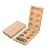 Wooden Foldable Mancala Game Mancala Board Game. 