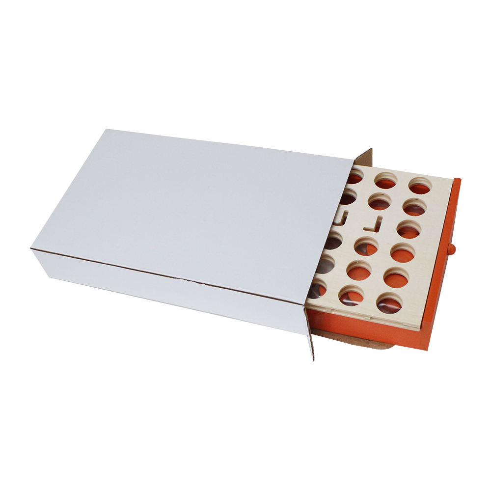  Customized Wooden 4 In a Row Game Set Connect 4 Game Board Classic Strategy Game for Adults Children Travel.