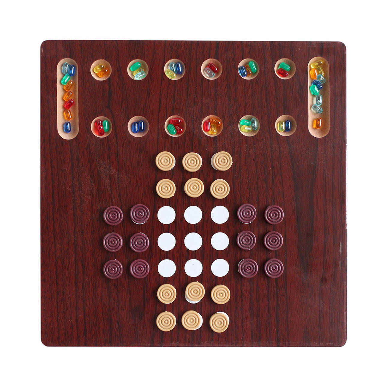  10 in 1 Board Game Set Travel-Friendly Family Games Backgammon Chinese Checkers Snakes and Ladders and More.