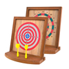 Novelty Toy Kids and Adults Dartboard Set with 6 Magnetic Darts Office Desk Game for Indoor Use Magnetic Dart Board