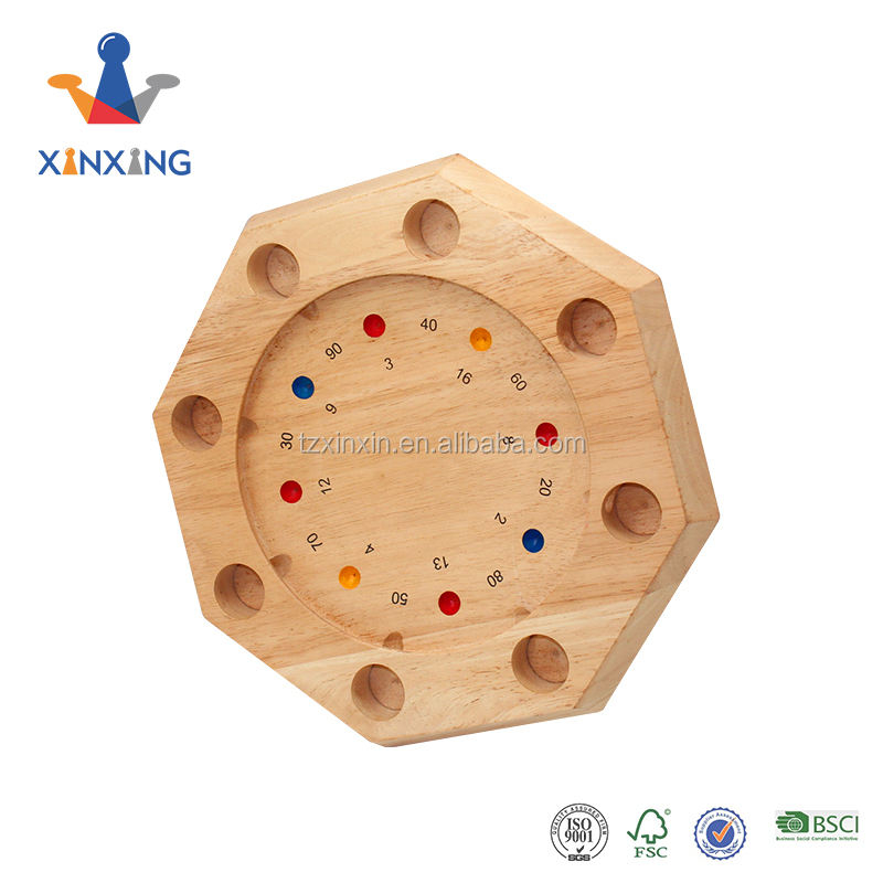  By Philos Wooden Octagon Tyrolean Roulette