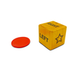 Wooden LCR Left Center Right Dice Game with 24 Chips for Outdoor Or in Door Game