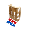 Tic-Tac-Toe Wood Game Set Classic Wooden Board Game for Kids Mini Travel Set