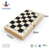 The International Chess Wooden Chess And Checkers Set with Portable Folding