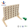 Custom Shape Giant 4 in A Row Premium Wooden Four Connect Board Game Set in White,Ideal Family Game for Kids &Adults,Outdoor Indoor Games