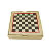  Multi-function Tabletop Wood Game Set Includes Chess set Checker Backgammon Ludo Domino Mikado etc board game