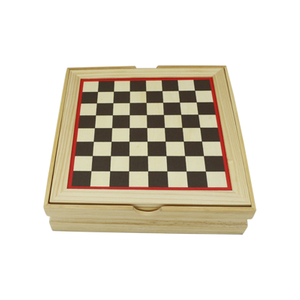  Multi-function Tabletop Wood Game Set Includes Chess set Checker Backgammon Ludo Domino Mikado etc board game