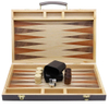 new production foldable Wooden Inlaid Backgammon With Dice with plywood 