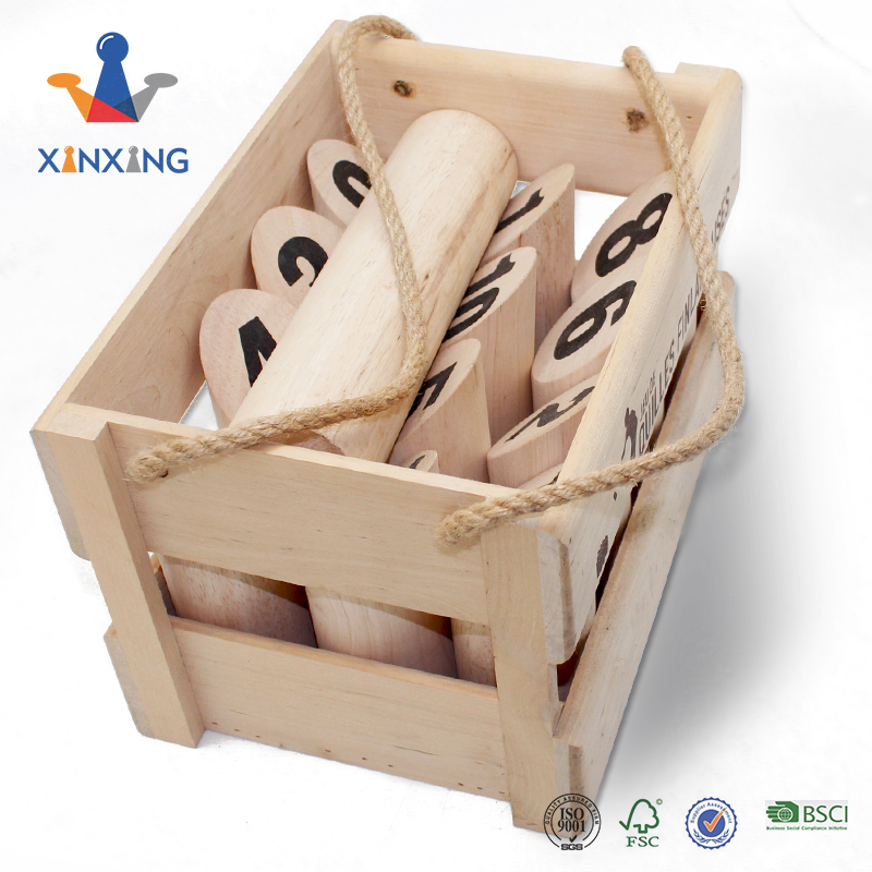 Wooden Throwing Game Set, Number Block Tossing Game, Original Game, Outdoor Yard And Lawn Games for Kids And Adults
