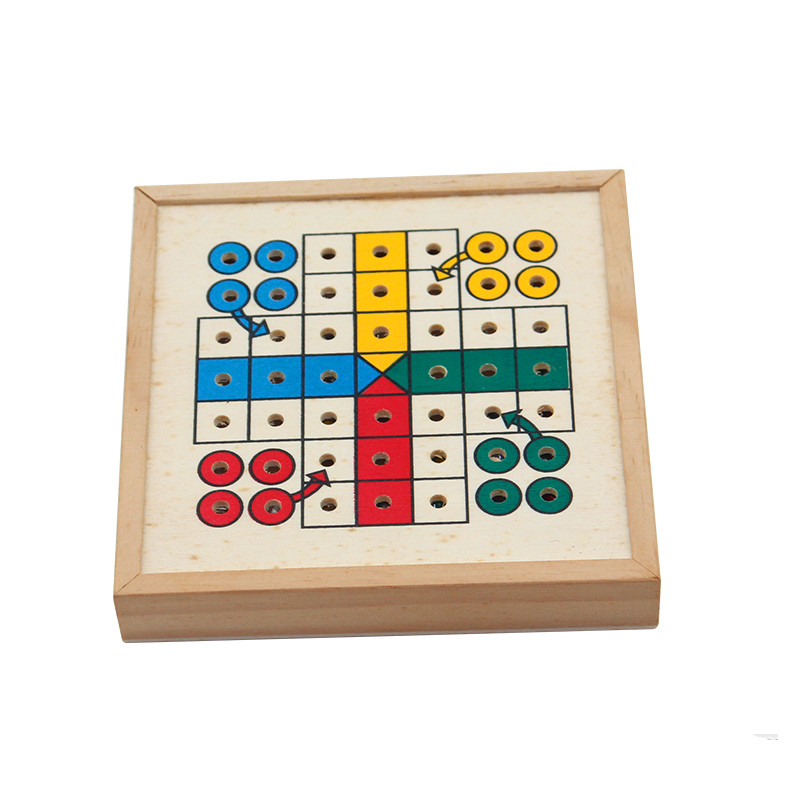 Noble Wooden Chess Set Chess Game Board Set with Storage Slots for All Ages