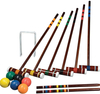 Six-Player Croquet Set with Wooden Mallets, Colored Balls, Sturdy Carrying Bag for Adults &Kids, Perfect for Lawn,Backyard,Park And More.