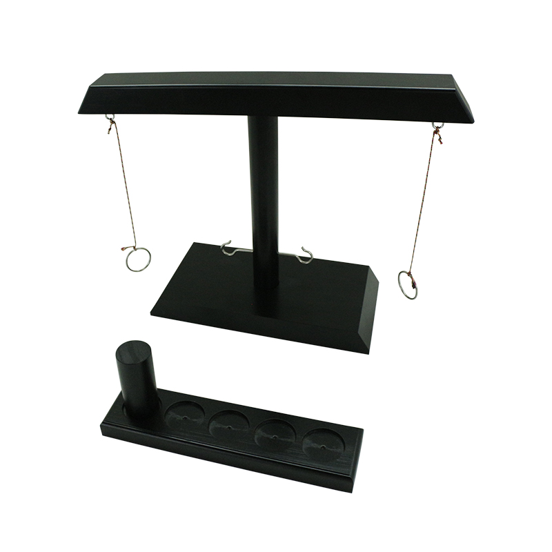 Ring Toss Game Hooks Ring Toss with Shot Ladder Bundle Wooden Hook And Ring Toss Tailgating Game Set