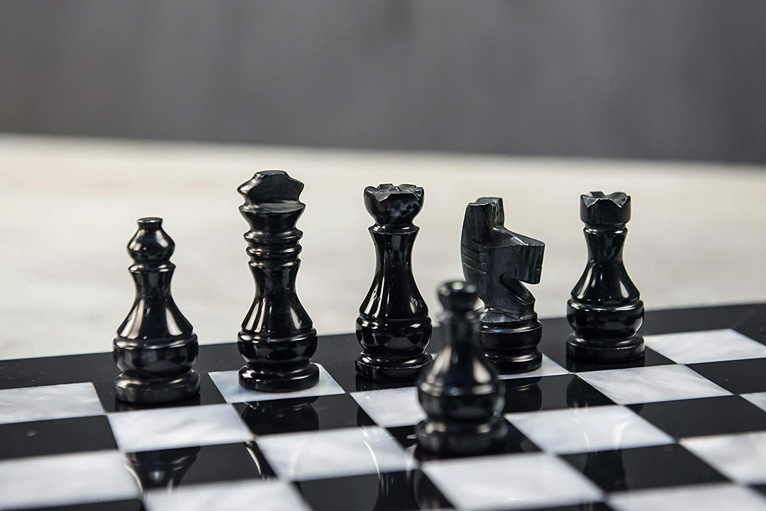 The 2021 NEW Chess Board with Marbl Chess Piec Marble Chess Board Table for All Ages