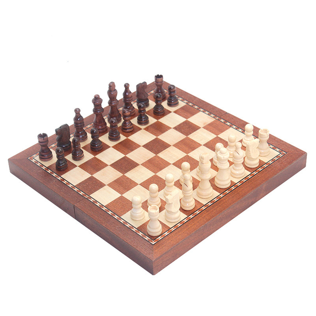 Xinxing Chess Set ,Foldable Wooden Chess Set for Kids and Adults, Storage for Piece, Handcraft Travel Chess Set, Prefect Choice for Birthday, Rewards for Beginner