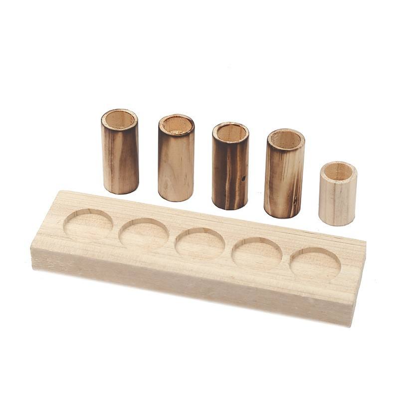 Wooden Hook And Ring Game with Shot Ladder Hook Game Ring Toss Outdoor Tabletop Play for Party And Drinking
