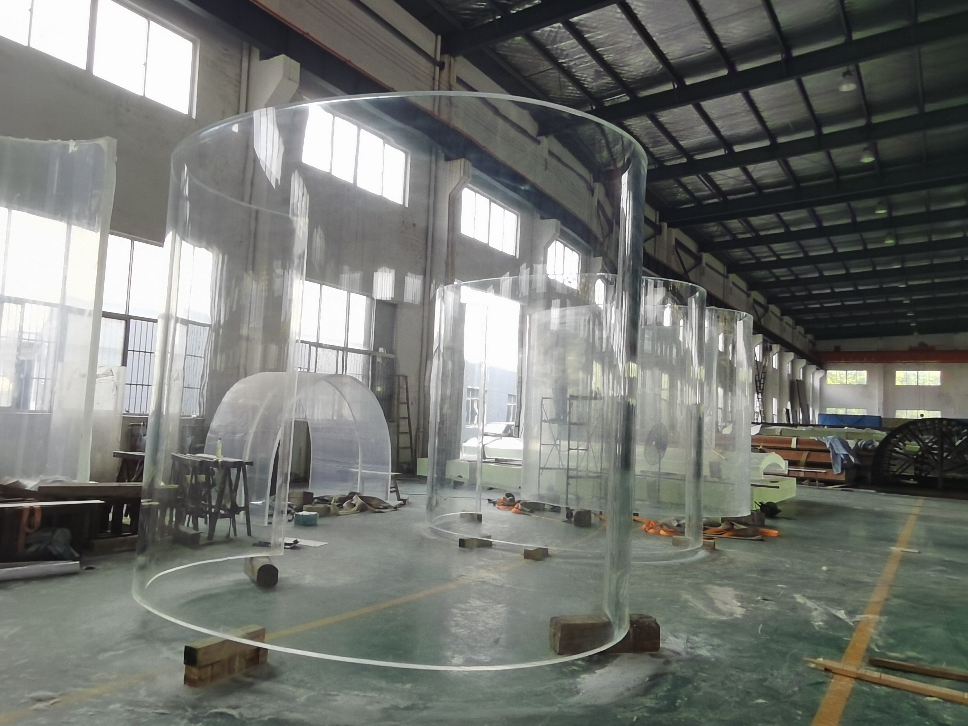 Paneli ya Acrylic curved - kiwanda
