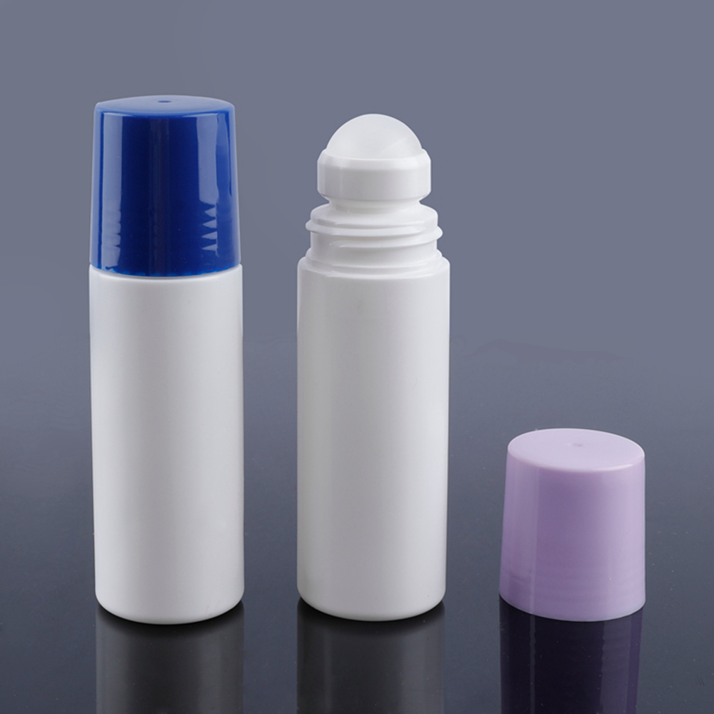 Custom Materials Printing 60ML 75ML 90ML Empty Plastic PP Roll On Deo Bottle,Roll On Cosmetic Bottle,Roll On Bottles Wholesale