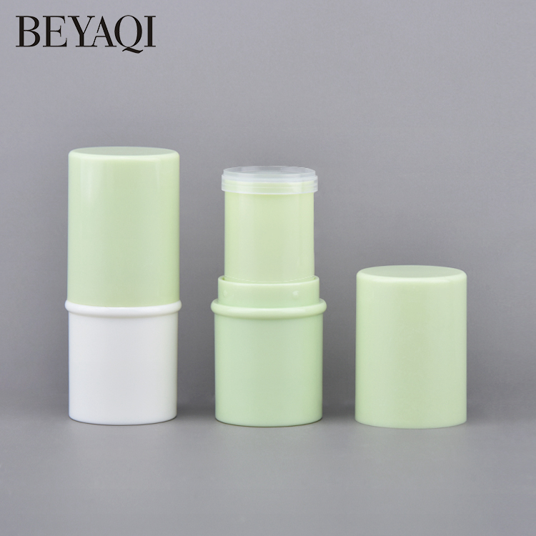 Bon Marché Vide Plastique Rose Déodorant Conteneur 5G 7G Court Rond Base Correcteur Bâton Tube Rouge À Lèvres Emballage Cosmétique