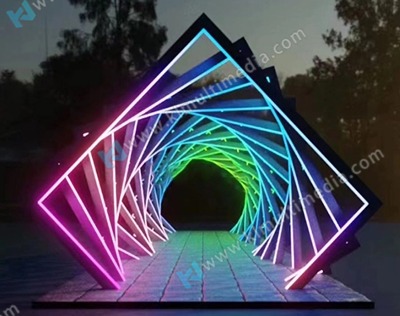 ضوء الفن نفق الوقت