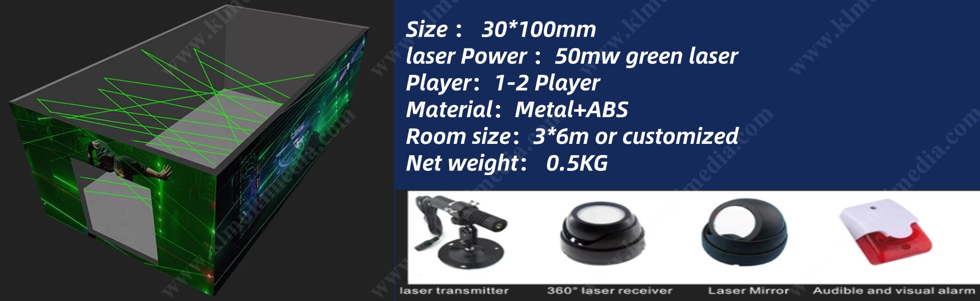 Radar game room parameters
