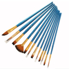 12pcs Acrylic Paint Brushes Artist Nylon Brush Set