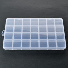 28 Grid Plastic Organizer Box 22x12.8x1.7cm