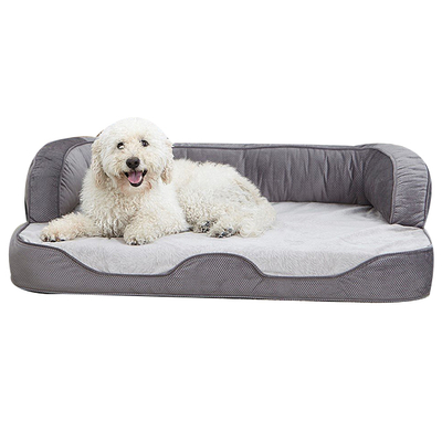 CPS Luxury Washable Large Memory Foam Orthopedic Luxury Pet Sofa Bed For Dogs