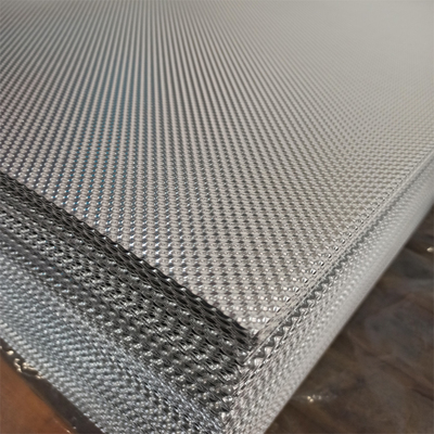 Foglio di alluminio goffrato semicircolare verniciato a colori