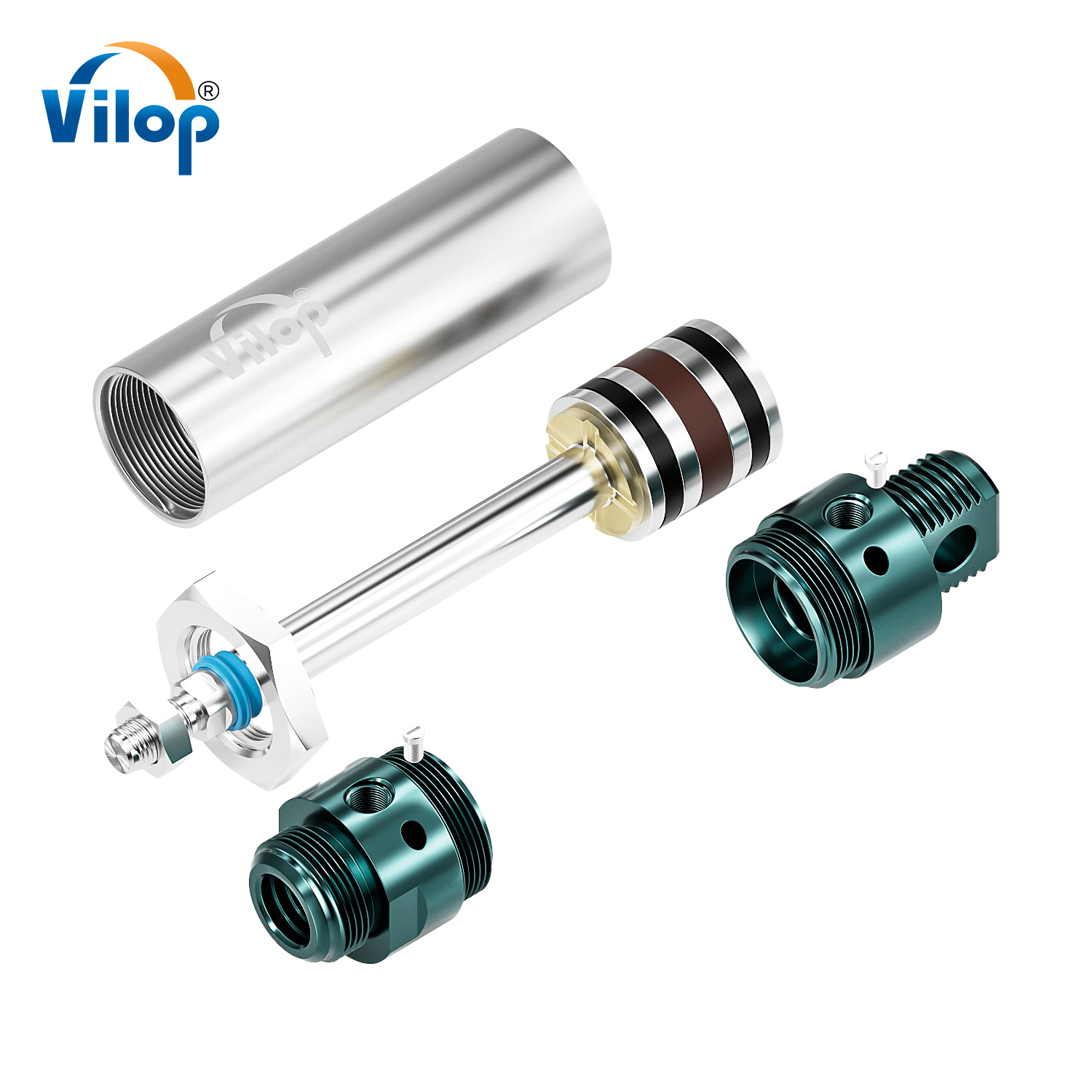 MALC Series Mini Pneumatic Cylinder Aluminum Alloy Double Acting Pneumatic Linear Actuator Pneumatic Parts