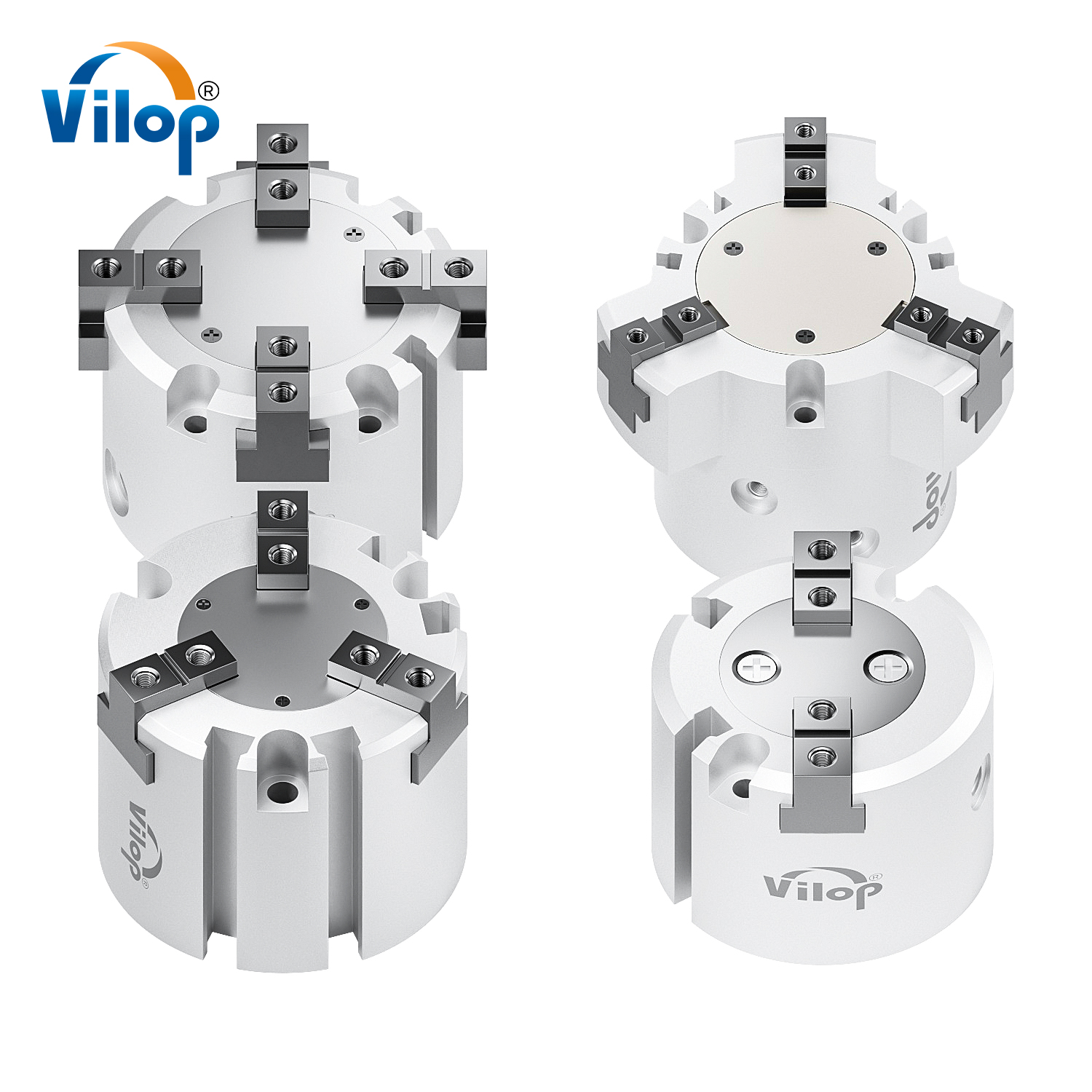 MHS4 Pneumatic Steel Gripper Fingers Cylinder Double Action New Condition in Various Sizes 16D 20D 25D 32D 40D 50D 63D