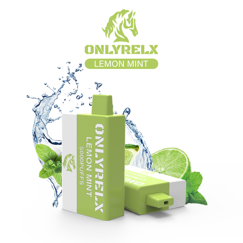  Onlyrelx MAX5000 LEMON MINT DISPOSABLE Vape POD