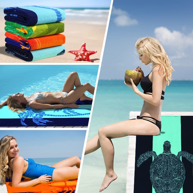  Saugf&auml;higes und sanddichtes Mikrofaser-Strandtuch von hoher Qualit&auml;t (8)
