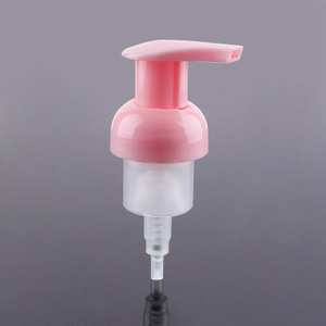 Suministro directo de fábrica Color personalizado Impresión personalizada Resorte incorporado 40/400 0.8cc / 1.6cc Botella de bomba de dispensador de jabón de espuma de plástico de transparencia vacía