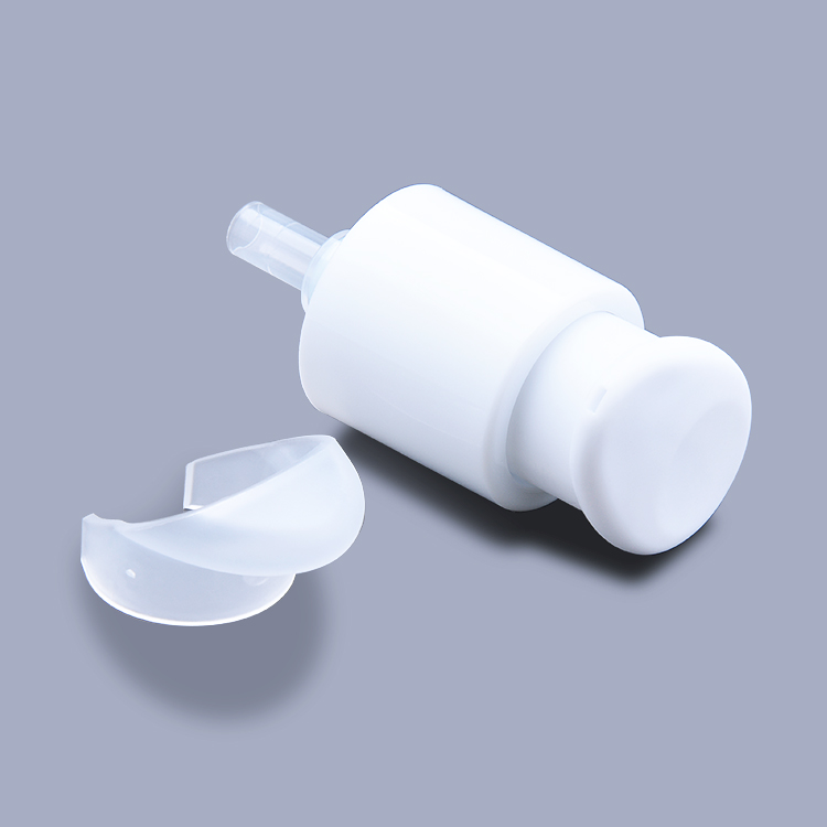 Dispensador de loción de plástico Tapa Cuerpo 24/410 Crema de ojos Bomba de tratamiento blanca