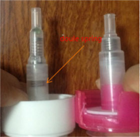 pompe &agrave; ongles &agrave; double ressort