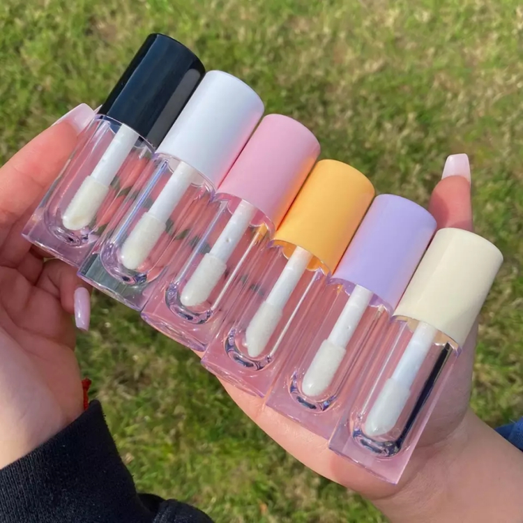 tubo de contenedores de brillo de labios