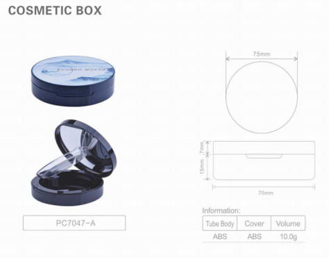caja compacta de polvo