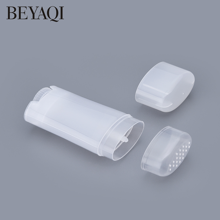 80g Forma Ovale Vuota Gel Ricaricabile Deodorante Stick Contenitore Twist Up Tube Imballaggio Cosmetico Sostenibile