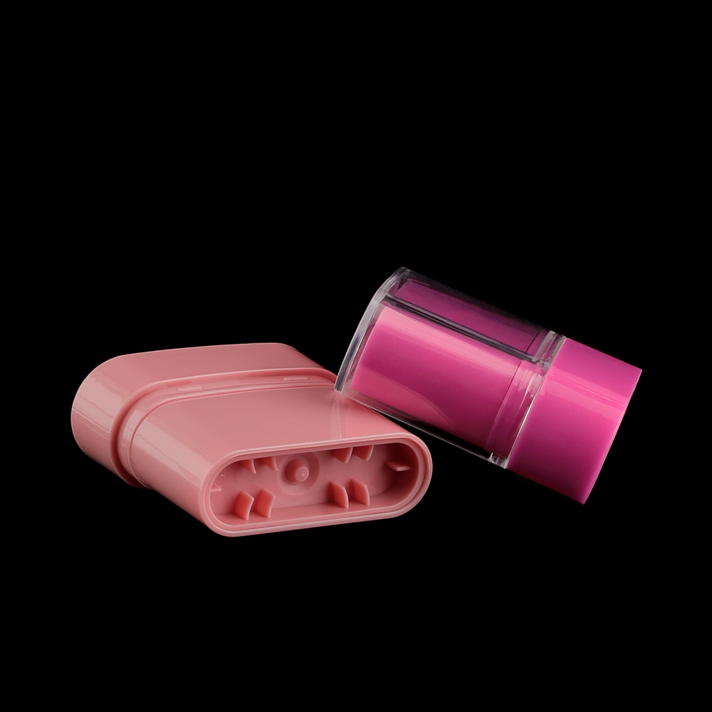 Custom Color Logo 10g Embalagem Plástica Recipiente Cosmético Blush Stick Garrafa De Protetor Solar Para Cuidados Da Pele