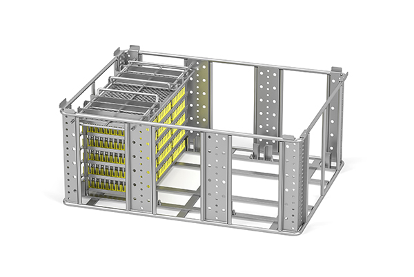 cesta de metal de alambre exterior