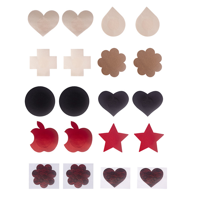 새틴 일회용 젖꼭지 가리개