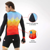 Maglie da ciclista ecologica per l'omu