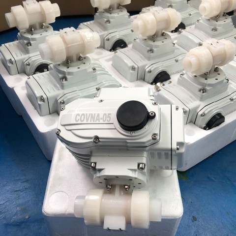 HK63-T Mini v&aacute;lvula de esfera motorizada de 3 vias COVNA Factory